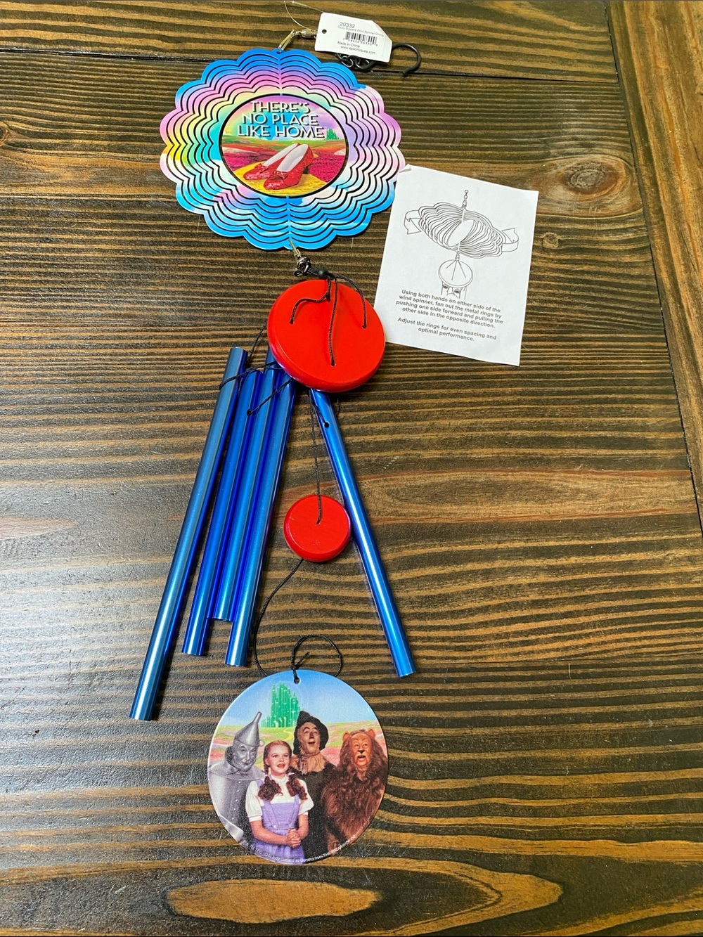 Wizard of Oz Themed Wind Chimes - New in Box